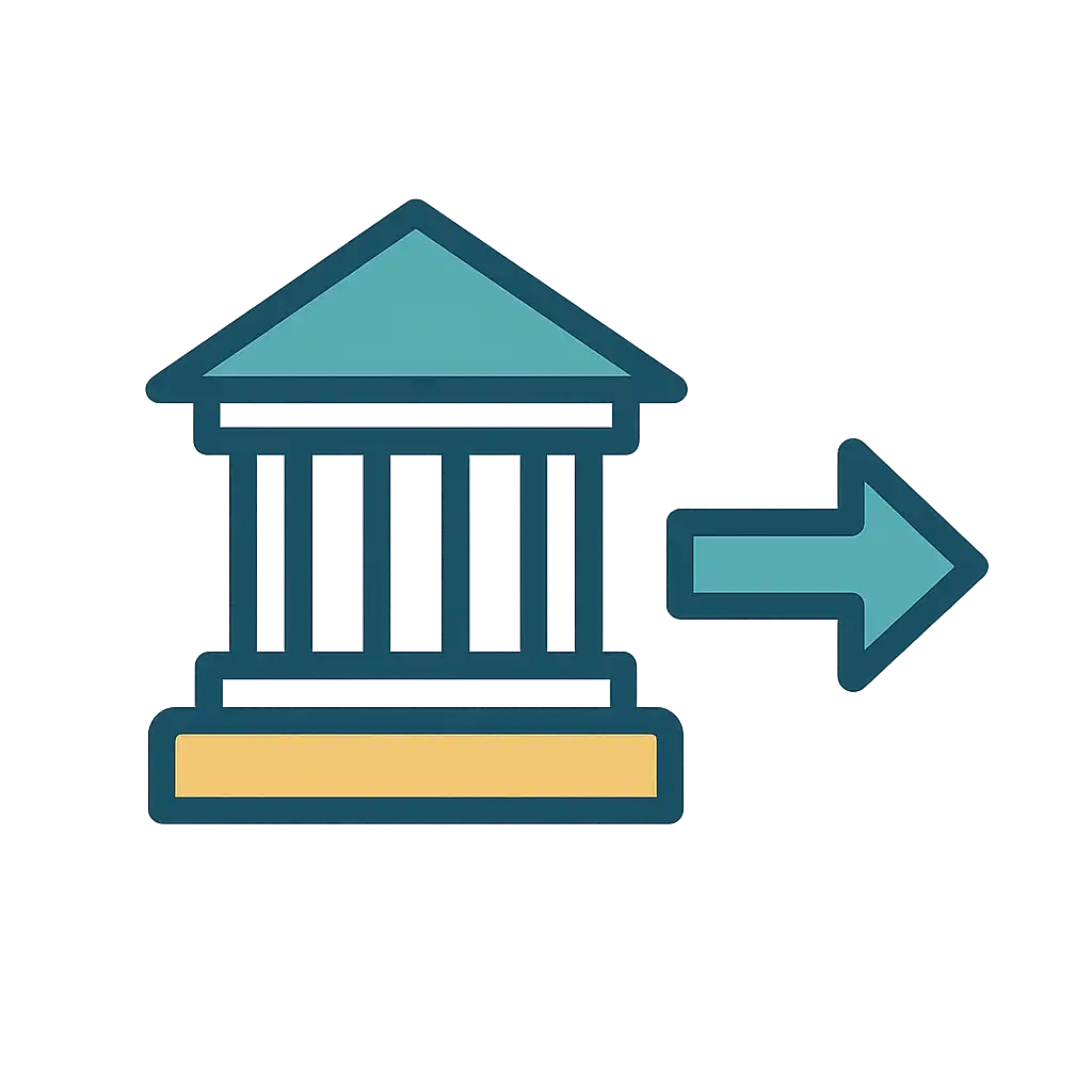Bank transfer icon